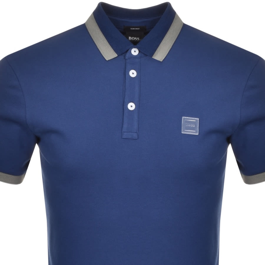 Alternative Image for ProductBOSS PTrans Polo T Shirt Navy2
